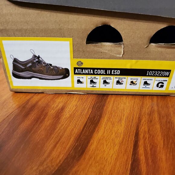 KEEN Utility Women's Atlanta Cool 2 Low Steel Toe  Size 8.5 Wide - Picture 5 of 6